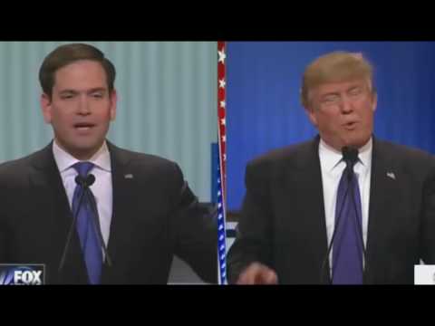 Little Marco vs. Big Don (GOP Debate 11 Moment)