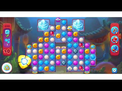 6269 New Level Unlocking #fishdom #playrix #challenge level #Pretty Fishdom Gaming