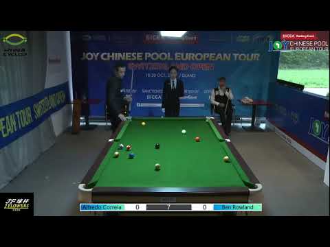 Alfredo Correia VS Ben Rowland - 2019 Joy Chinese Pool Euro Tour Switzerland Open