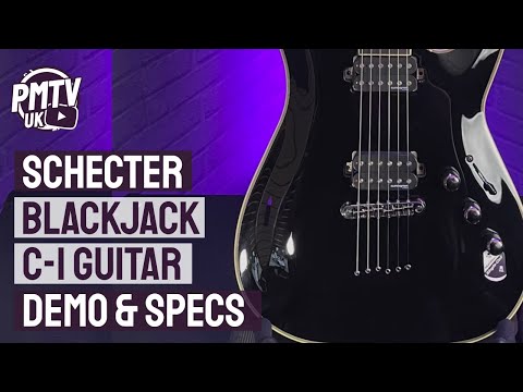 Schecter C-1- Blackjack - Electric Guitar – Gloss Black – W/Gigbag image 10