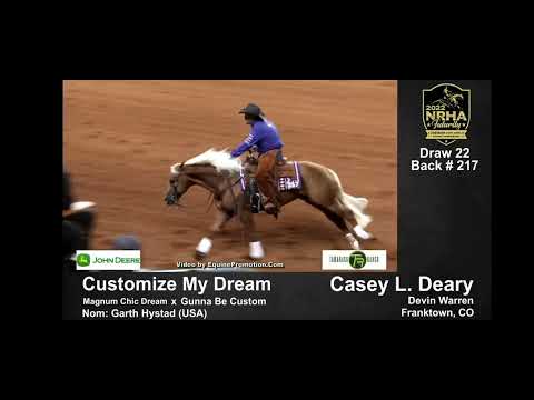 Casey Deary and Customize My Dream - Final Futurity 2022 - Score 228.5