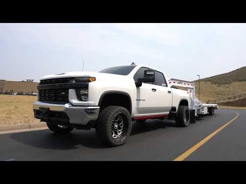 2020 Chevy Silverado 2500 on American Forces cruises the colorado mountains!
