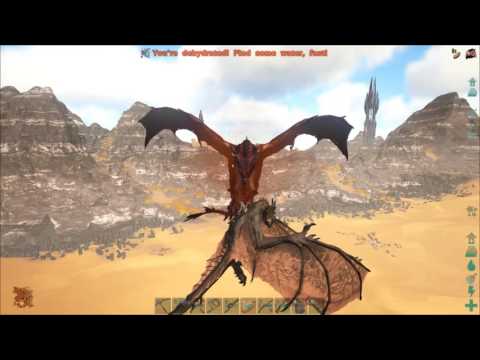 ARK:  Survival Evolved Scorched Earth Alpha Wyvern Kill