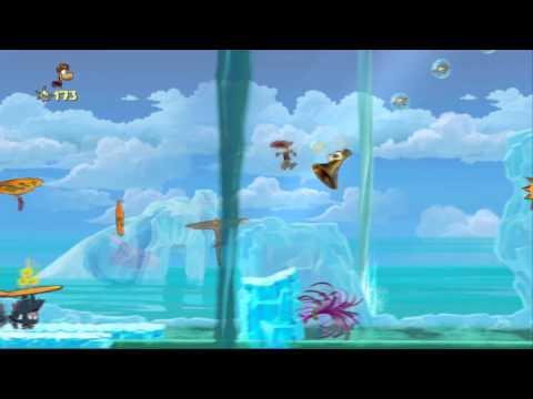 Rayman Origins 100% [18] Gourmand Land - Dashing Thru The Snow (HD)