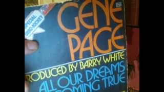 Gene Page - All Our Dreams Are Coming True