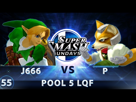 SSS 55 - J666 (Link) vs. Neighborhood P (Fox) - SSBM Pool 5 LQF - Smash Melee