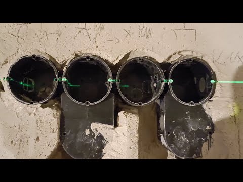 UP-Dosen eingipsen und Schweißbahn | Elektroinstallation in Eigenleistung