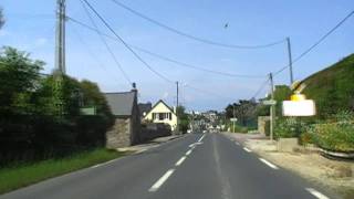 preview picture of video 'Driving Along Route de la Caderie, Rue du Gros Tertre & Rue du Port Morvan, Pléneuf-Val-André'