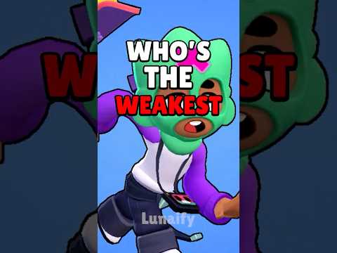 Who Is The Weakest Brawler In Brawl Stars!