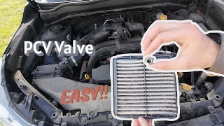 Changing a Subaru Forester PCV Valve and Intake Filter| How To
