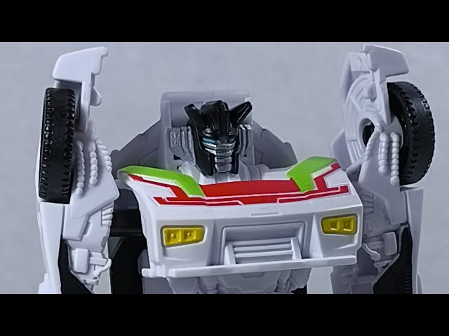 Vídeo relacionado con Transformers Hasbro Cyberworld, Wheeljack, Figura de Acción 2 en 1, Coche de Juguete para Niños y Niñas de 6 Años o Más, Color Blanco y Rojo, Diversión y Acción, Coleccionable, Idea Regalo