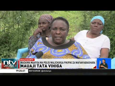 Familia zaomboleza baada ya makabiliano ya polisi na bodaboda Vihiga