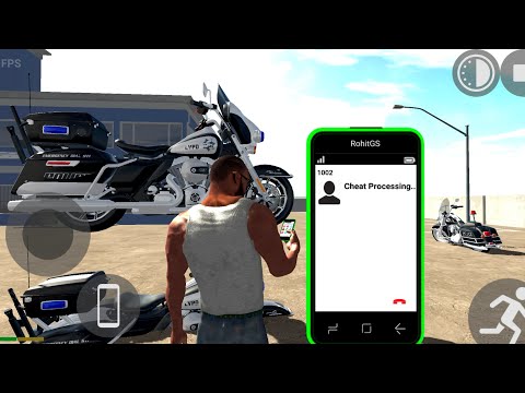 Police Bike Cheat code in indian bike driving 3d 🔥| indian bike driving 3d new update🤑 || Igs gamer