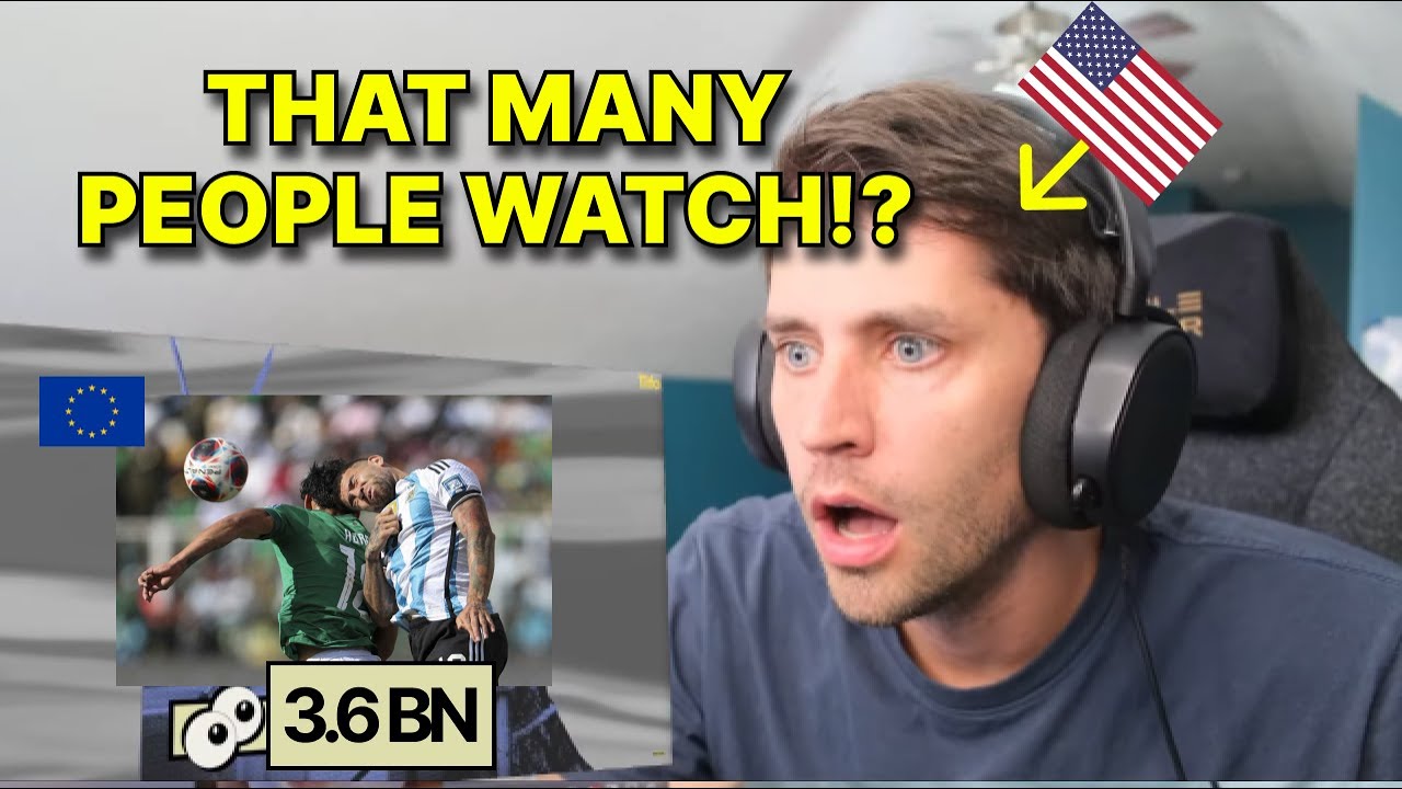 American reacts: More people watch The World Cup than the Super Bowl!? 😲