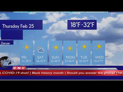 Weather Forecast Denver, Colorado  ▶ Denver weather Forecast and local news 02/25/2021