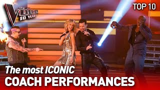 The Most ICONIC Coaches Performances on The Voice Music Video Video