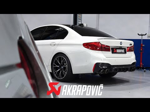 BMW M5 F90 COMPETITION AKRAPOVIC EXHAUST | LOUD FLY BY SOUND