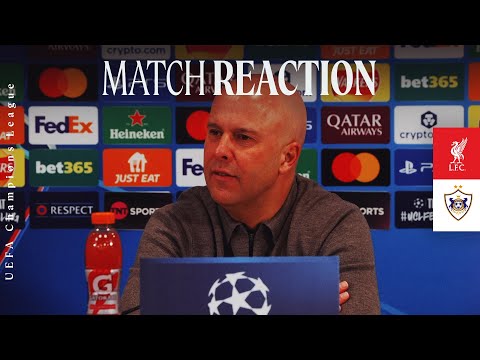 Frimpong update, set-pieces & qualification | Arne Slot reacts to Liverpool vs Qarabag