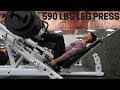 Leg Workout | 590 lbs Leg Press | Episode 07