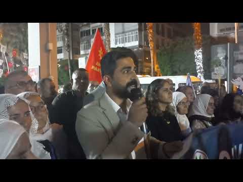 DEM Parti Adana İl Eşbaşkanı Yakup Ataş, Barış İçin Adım At Yürüyüşünün Engellenmesini Kınadı. 