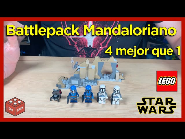 Vídeo relacionado con LEGO Star Wars: The Mandalorian Pack de Combate: Emboscada en Mandalore, Juguete de Construcción de Fantasía con Minifiguras, Regalo Coleccionable para Niños y Niñas de 6 Años o Más 75373