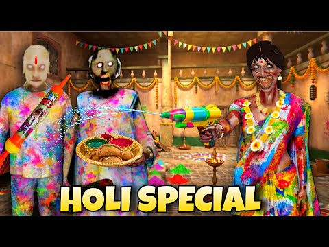 KAMLA AND GRANNY CELEBRATES HOLI || KAMLA VS GRANNY FULL VIDEO