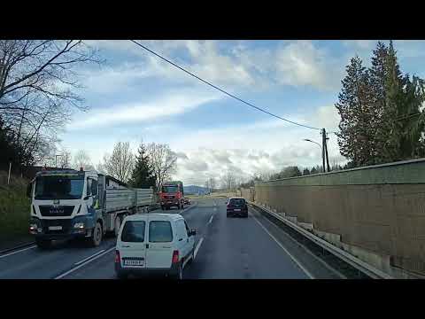 Road A2, B76, Lannach, Schlieb, Rossegg, Pichling, Stainz, 13:22, 10.01.2023 (Part5)