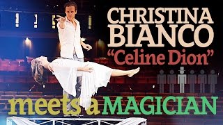 Christina Bianco &amp; Magician Ryan Joyce | Impressions meets Magic (Celine Dion, Sarah Palin &amp; more)