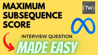 YouTube video 'Maximum Subsequence Score - Leetcode 2542 - Python'