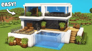 Minecraft Ultimate Modern House Tutorial!