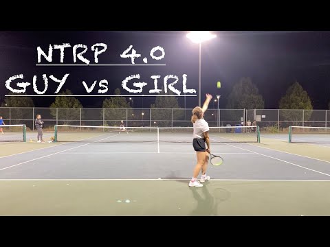 NTRP 4.0 GUY vs NTRP 4.0 GIRL on the NATIONAL TACO DAY