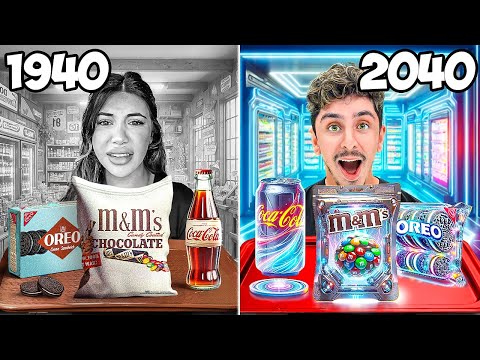 EATING 100 YEARS OF SNACKS!!