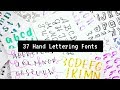 37 Hand Lettered Fonts How To Write In Different Styles