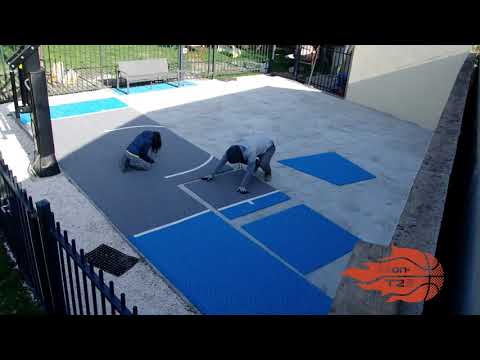 Dalle personnalisable Grid-U9 - Traitée anti-UV pour aires de jeu et sports de raquettes_2