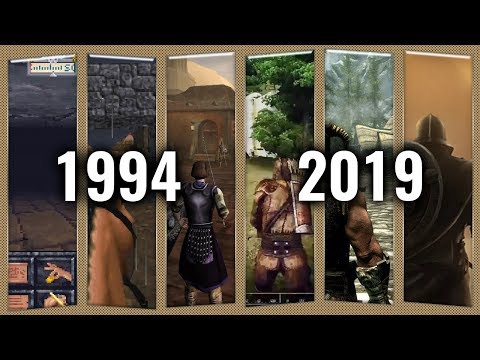 Evolution of Elder Scrolls 1994-2019