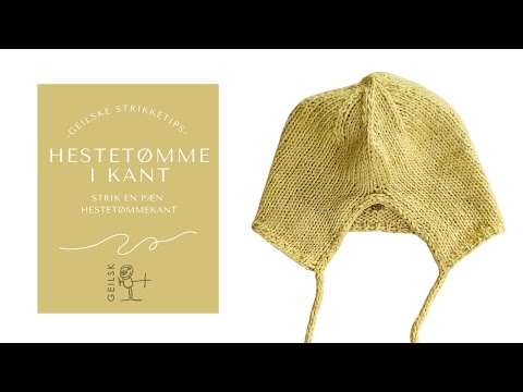 Strik en flot kant med hestetømme