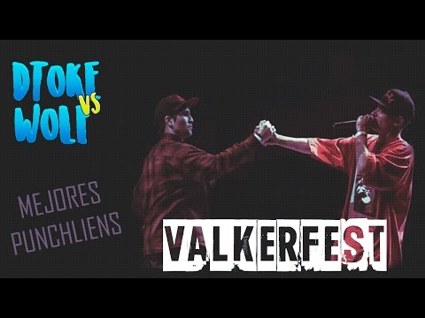 MEJORES PUNCHLINES DTOKE vs WOLF | ValkerFest Exhibición |