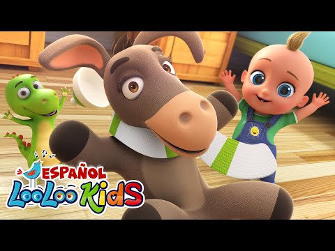 🐴A MI BURRO LE DUELE LA CABEZA ¡Canciones Infantiles! LooLoo