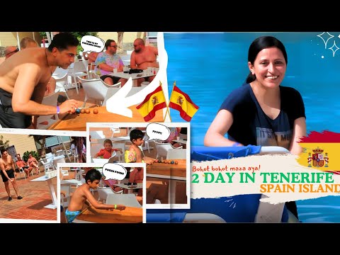 Saeeda Ko Harne Ki Saza Kia Milli😂😂😂? Fun Games in Tenerife Island 🏝🏖️😍