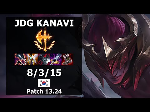 JDG Kanavi LeeSin JUNGLE vs Graves| Patch 13.24 KR Challenger