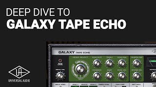 Video thumbnail for The UAD GALAXY TAPE ECHO guide tutorial walk through by XNB