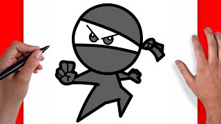 HOW TO DRAW NINJA | DRAWING STEP BY STEP