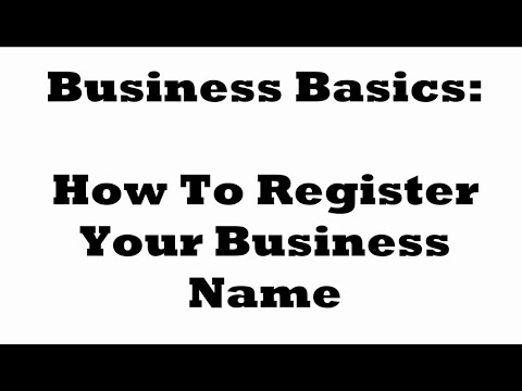 How To Register Your Fictitious Business Name:...