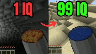 1 IQ vs 99 IQ Minecraft