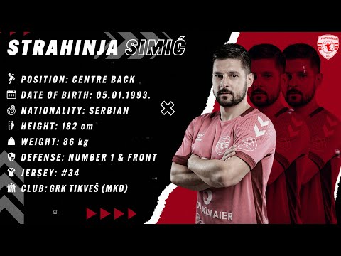 Strahinja Simic - Middle Back - GRK Tikves - Highlights - Handball - CV - 2022/23