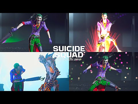 ALL The Joker Emotes & Victory Poses Animations - Suicide Squad Kill The Justice League