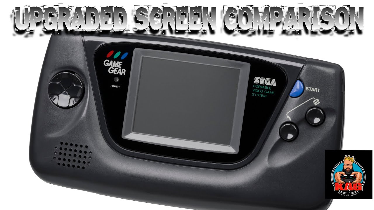 Sega Game Gear Screen Upgrade Comparison