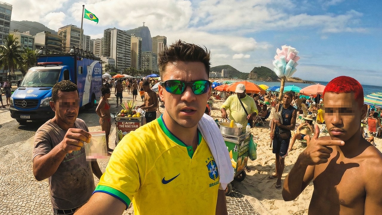 ME QUIEREN VENDER TU$$I en LA PLAYA MÁS FAMOSA DEL MUNDO 💊🇧🇷