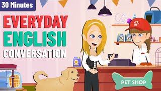 30 Minutes Learn Everyday English Conversation for Beginners | English Story to Improve Listening