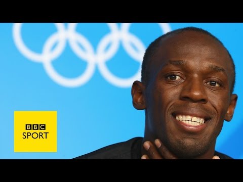 Usain Bolt meets Michael Johnson - BBC Sport